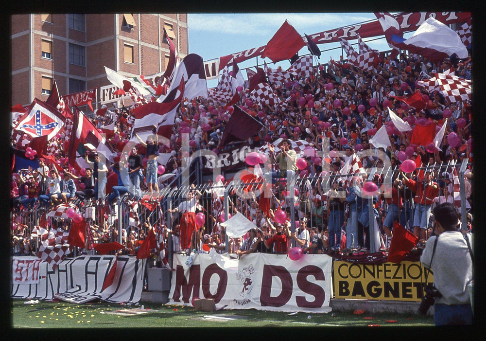 35mm vintage slide* 1990 ca REGGIO EMILIA Stadio MIRABELLO - Ultras REGGIANA (4)