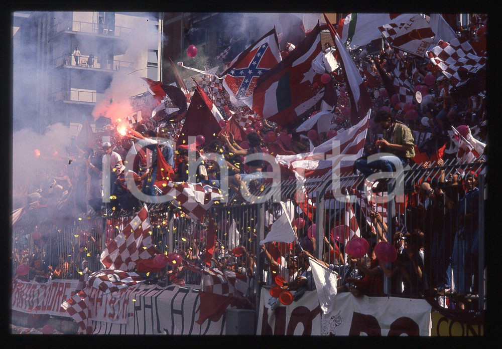 35mm vintage slide* 1990 ca REGGIO EMILIA Stadio MIRABELLO - Ultras REGGIANA (6)