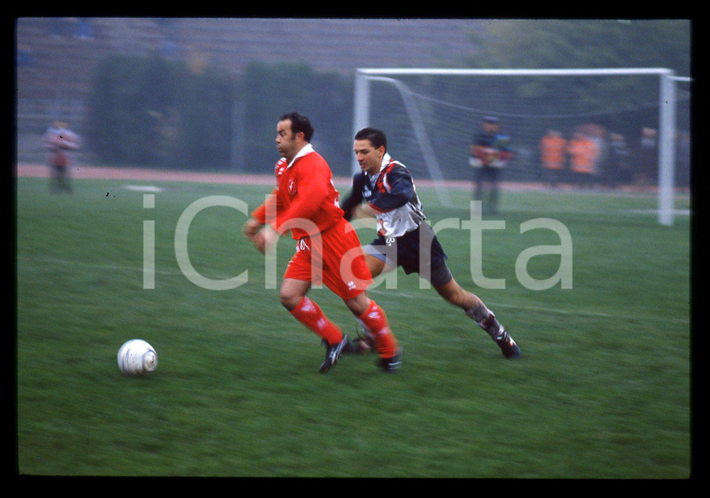 35mm vintage slide*1990ca MILANO Nazionale Piloti F1 vs Vigili del Fuoco 17