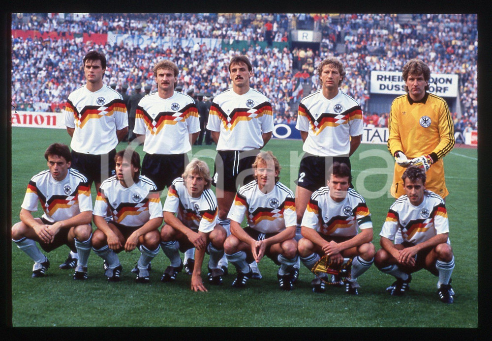 35mm vintage slide* 1988 DUSSELDORF GERMANIA OVEST ITALIA 1-1 - Squadra GERMANIA