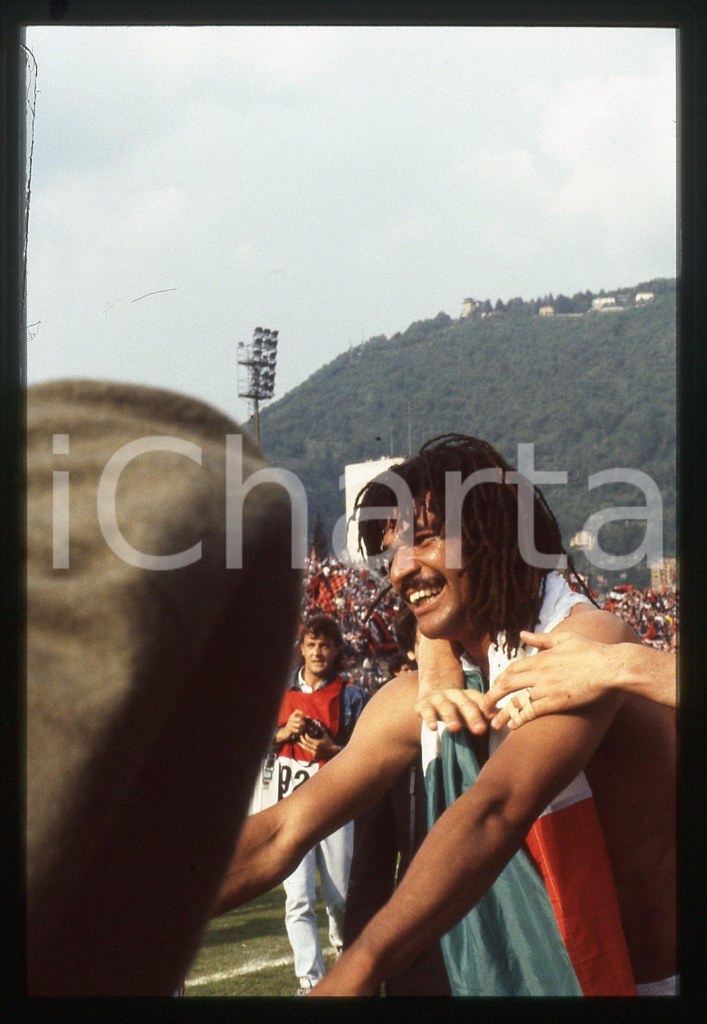35mm vintage slide* 1988 COMO Ruud GULLIT - Trionfo 11° Scudetto A.C.MILAN (2)