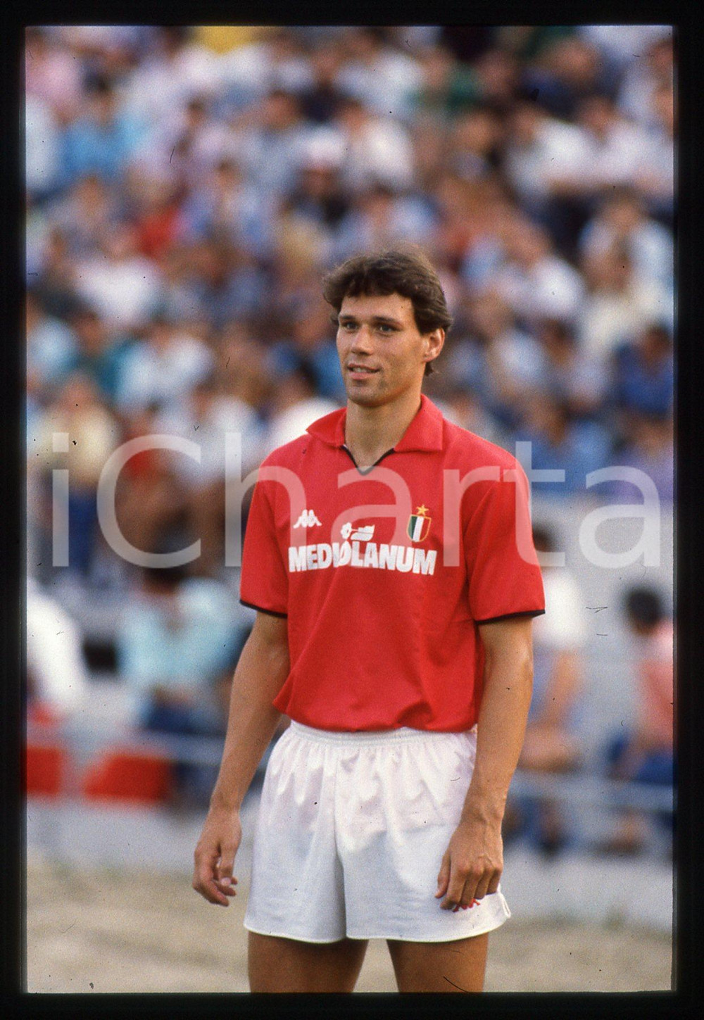 35mm vintage slide* 1988 A.C. MILAN Marco VAN BASTEN durante l'allenamento (4)