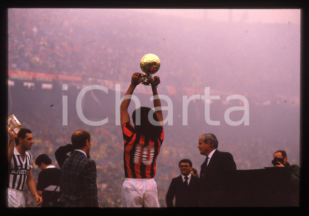 35mm vintage slide* 1988 MILANO - STADIO MEAZZA Ruud GULLIT Pallone d'oro (4)