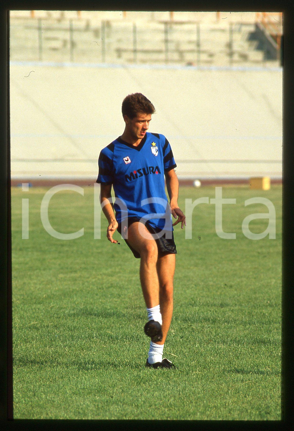 35mm vintage slide* 1988 VARESE Nicola BERTI F.C.INTERNAZIONALE - Allenamento
