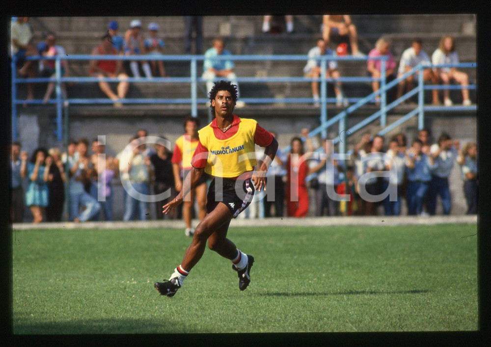 35mm vintage slide* 1988 ITALIA CALCIO Frank RIJKAARD AC MILAN - Allenamento 15