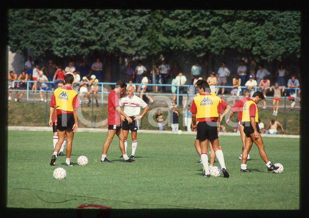 35mm vintage slide* 1988 ITALIA CALCIO Arrigo SACCHI AC MILAN - Allenamento (3)