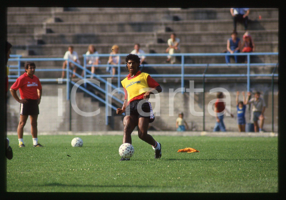 35mm vintage slide* 1988 ITALIA CALCIO Frank RIJKAARD AC MILAN - Allenamento 17