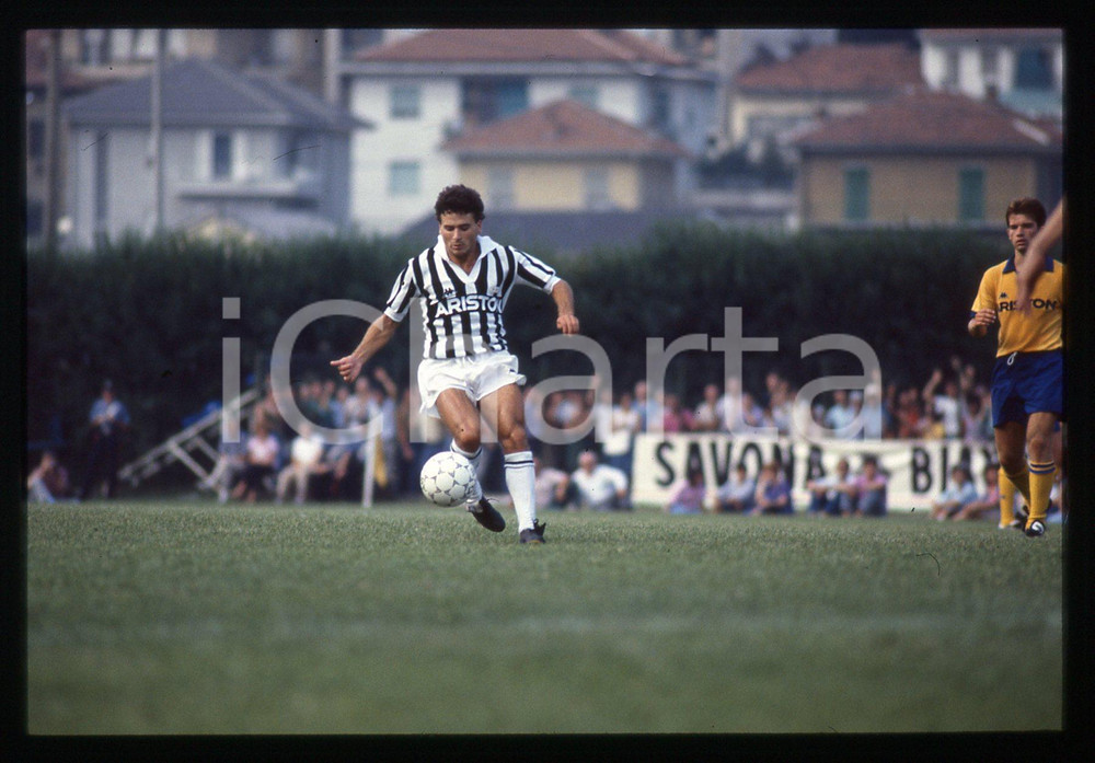 35mm vintage slide* 1988 VILLAR PEROSA JUVENTUS A vs B 10-0 - RUI BARROS (2)