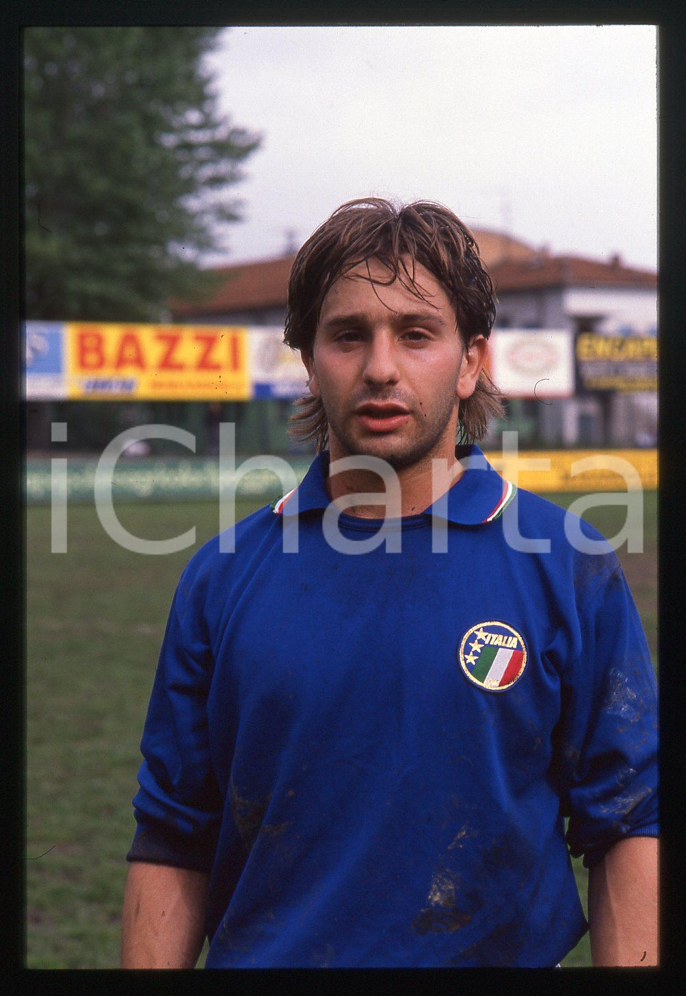 35mm vintage slide* 1989 CALCIO - B ITALIA Nazionale UNDER 21 Pierluigi DI GIÀ