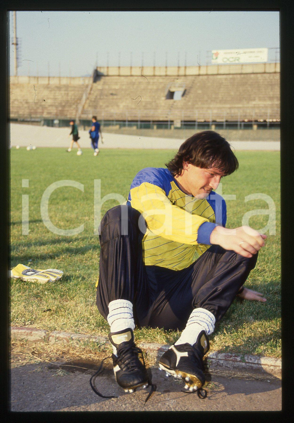 35mm vintage slide* 1988 VARESE CALCIO Walter ZENGA FC INTER - Allenamento (2)