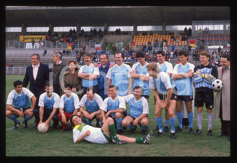 35mm vintage slide* 1990 ca CESENA Partita beneficenza SALVIAMO L'ADRIATICO (3)