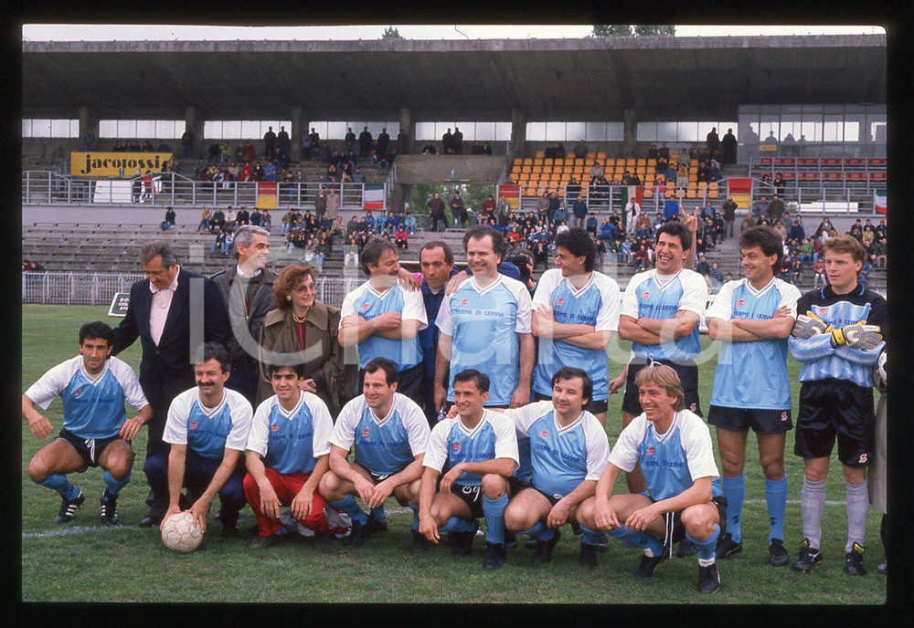 35mm vintage slide* 1990 ca CESENA Partita beneficenza SALVIAMO L'ADRIATICO (4)