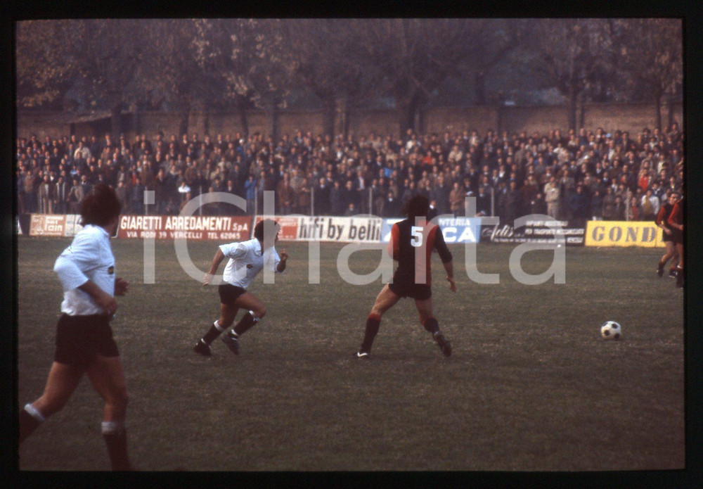 35mm vintage slide* 1975ca VERCELLI Stadio SILVIO PIOLA - Partita PRO VERCELLI 2