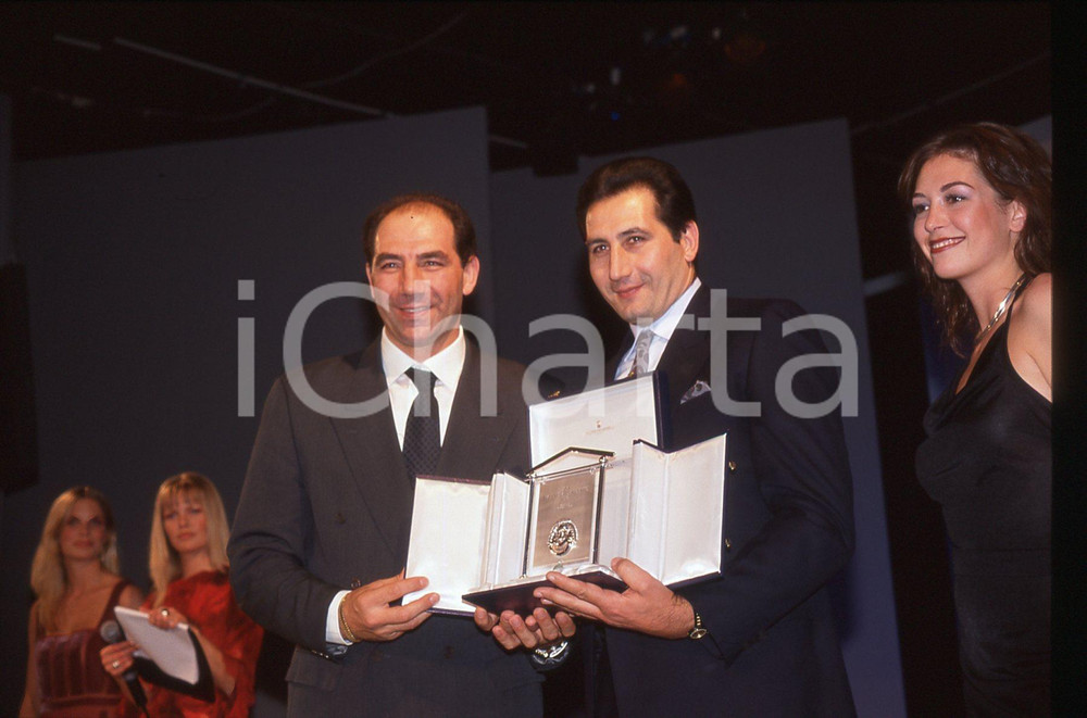 35mm vintage slide* 2000 ca ITALIA Carmine e Giuseppe ABBAGNALE - Premiazione