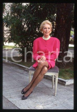 35mm vintage slide* 1992 CERNOBBIO VILLA ERBA American actress Janet LEIGH (13)