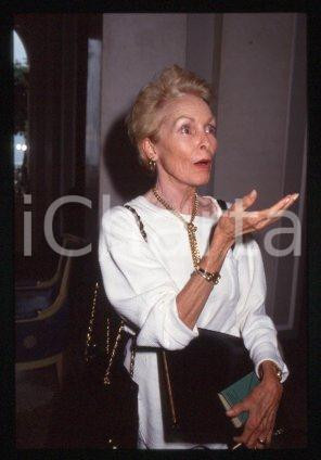 35mm vintage slide* 1992 CERNOBBIO VILLA D'ESTE American actress Janet LEIGH 45