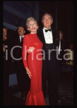 35mm vintage slide* 1988 ca CINEMA Actress Janet LEIGH and Karl MALDEN (77)