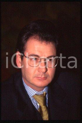35mm vintage slide* 1999 ca MILAN Telecom Italia Portrait of Ugo RIETMANN 1