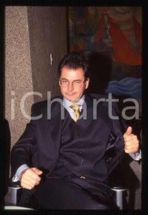 35mm vintage slide* 1999 ca MILAN Telecom Italia Portrait of Ugo RIETMANN 4