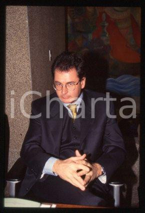 35mm vintage slide* 1999 ca MILAN Telecom Italia Portrait of Ugo RIETMANN 5