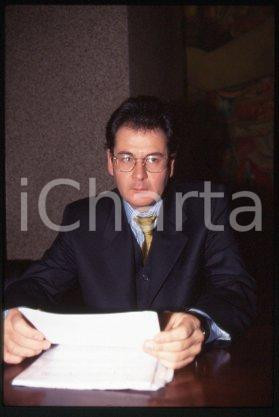 35mm vintage slide* 1999 ca MILAN Telecom Italia Portrait of Ugo RIETMANN 6