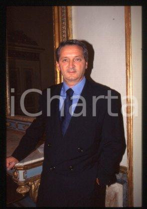 35mm vintage slide* 1990 ca MILAN Portrait of Entrepreneur Francesco BERTONI (1)