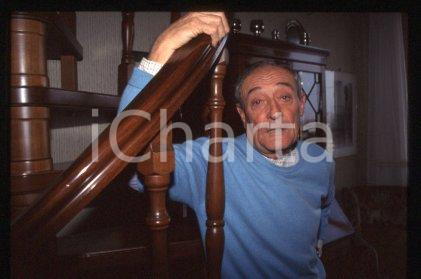 35mm vintage slide* 1990 ca TV Voice actor CALIMERO Ignazio COLNAGHI Portrait 37