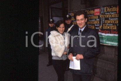 35mm vintage slide* 1995ca ITALY National Alliance Angelo BERTOGLIO Politician 5