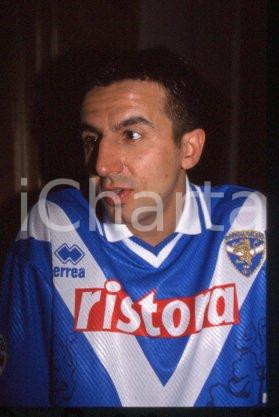 35mm vintage slide* 1994 BRESCIA Leader of TIMORIA Omar PEDRINI Portrait (5)