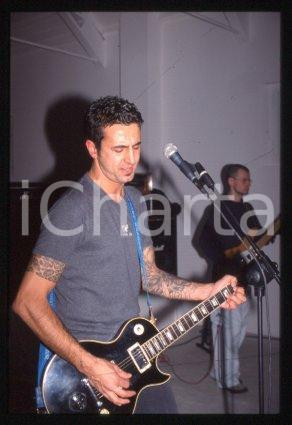 35mm vintage slide* 1994 ITALY Leader of TIMORIA Omar PEDRINI Portrait (7)