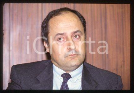 35mm vintage slide* 1990 ca ITALY Adriano MUSI Assistant secretary of the UIL 1
