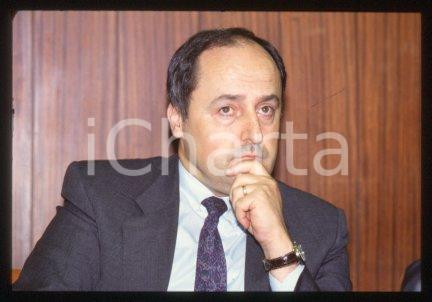 35mm vintage slide* 1990 ca ITALY Adriano MUSI Assistant secretary of the UIL 3