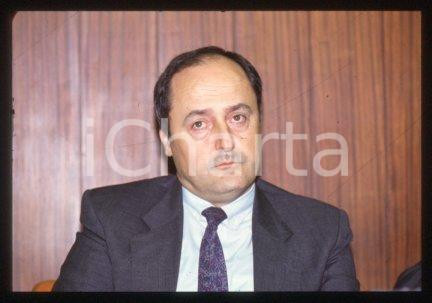 35mm vintage slide* 1990 ca ITALY Adriano MUSI Assistant secretary of the UIL 6