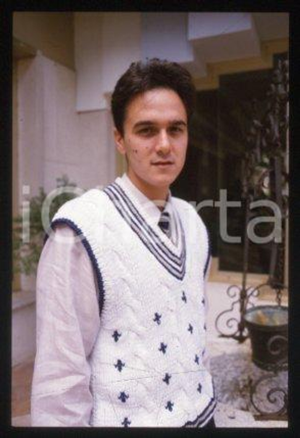 35mm vintage slide* 1985 ca MUSIC Italian singer-songwriter Michele PECORA (15)