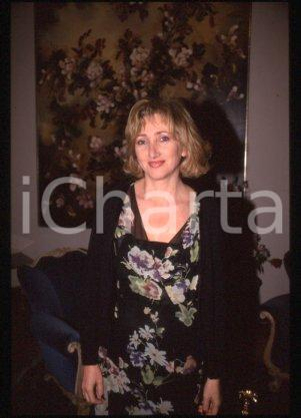 35mm vintage slide* 1998 ca RAI1 ITALY - Portrait of Actress Lunetta SAVINO (13)