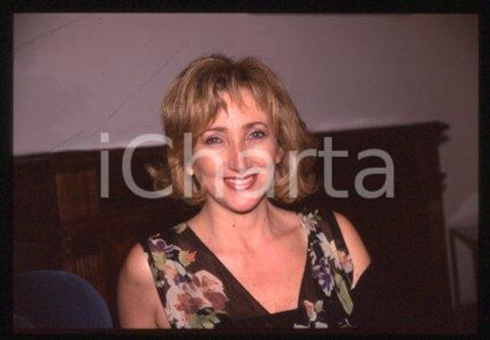 35mm vintage slide* 1998 ca RAI1 ITALY - Portrait of Actress Lunetta SAVINO (16)