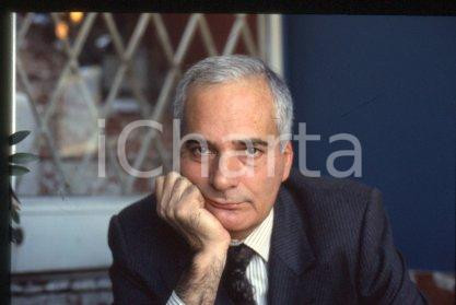35mm vintage slide* 1985ca ITALY Portrait of painter & writer Ruggero SAVINIO 11