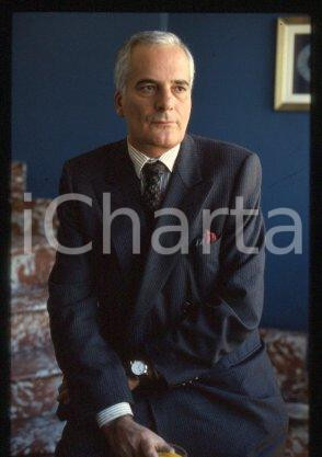 35mm vintage slide* 1985ca ITALY Portrait of painter & writer Ruggero SAVINIO 15