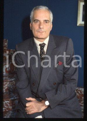 35mm vintage slide* 1985ca ITALY Portrait of painter & writer Ruggero SAVINIO 16