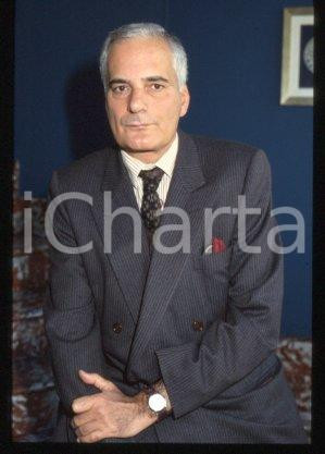 35mm vintage slide* 1985ca ITALY Portrait of painter & writer Ruggero SAVINIO 17