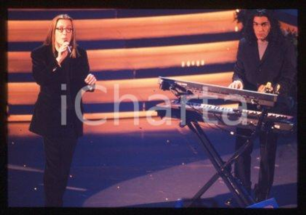 35mm vintage slide* 1999 SANREMO "NOI NON CI CAPIAMO" Pop rock band SOERBA (17)