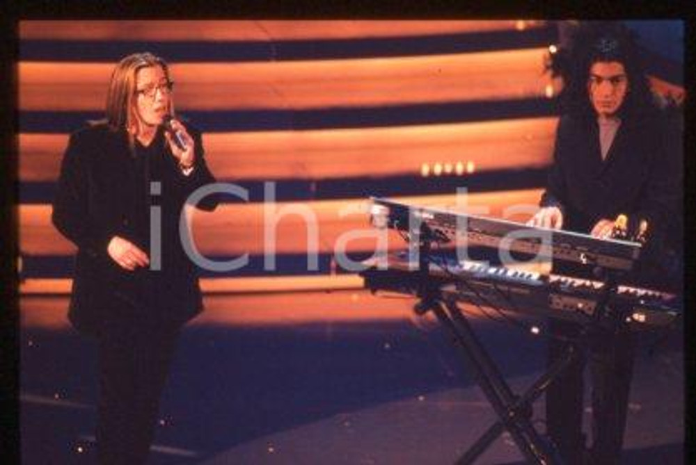 35mm vintage slide* 1999 SANREMO "NOI NON CI CAPIAMO" Pop rock band SOERBA (21)