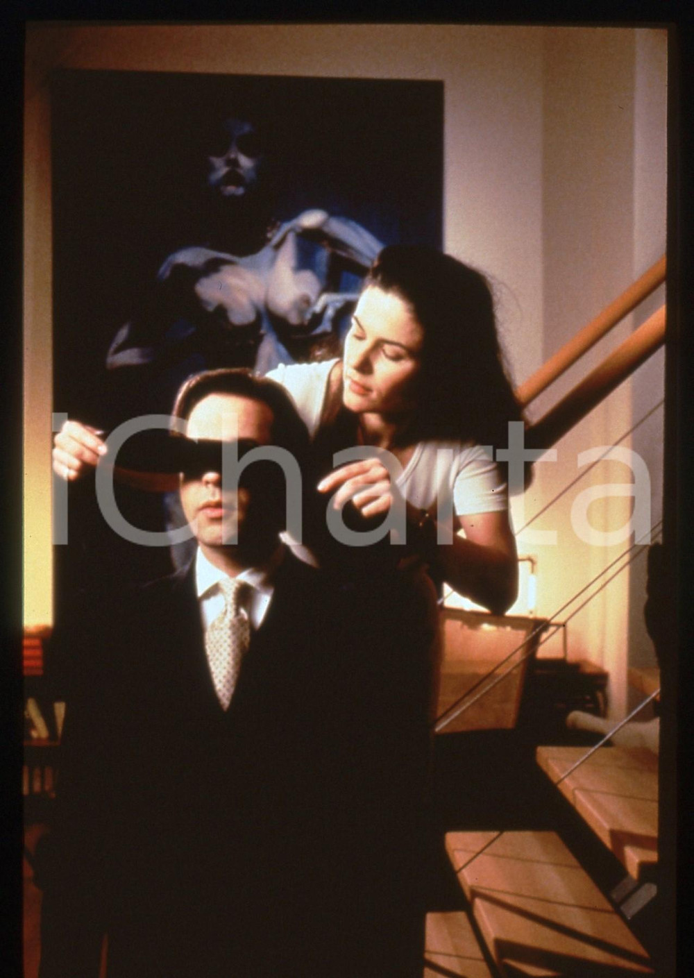 35mm vintage slide* 1997 VERGEWALTIGT Barbara AUER Jan LIEFERS Scena del film