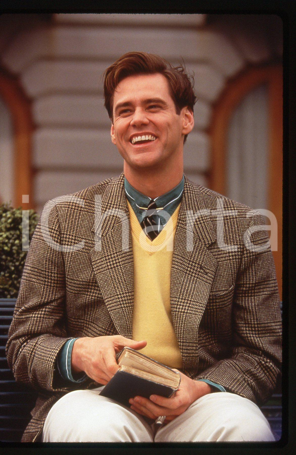 35mm vintage slide* 1998 THE TRUMAN SHOW Jim CARREY in una scena del film (3)