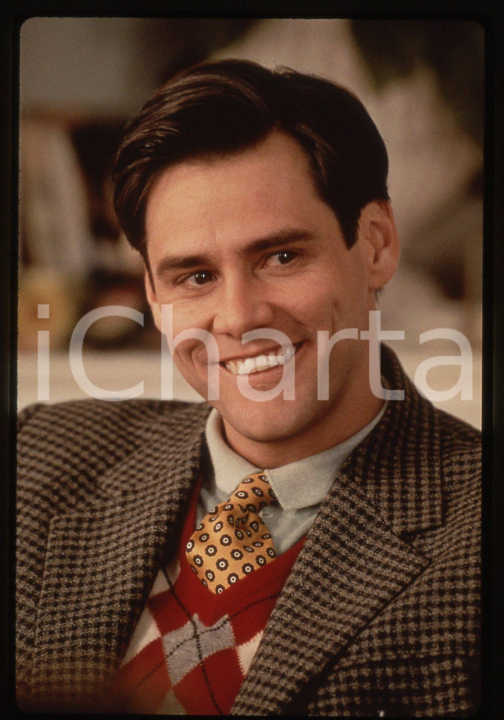 35mm vintage slide* 1998 THE TRUMAN SHOW Jim CARREY in una scena del film (4)