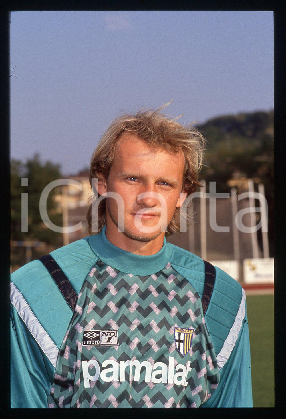 35mm vintage slide* 1990 ITALIA CALCIO Claudio TAFFAREL AC PARMA - Ritratto