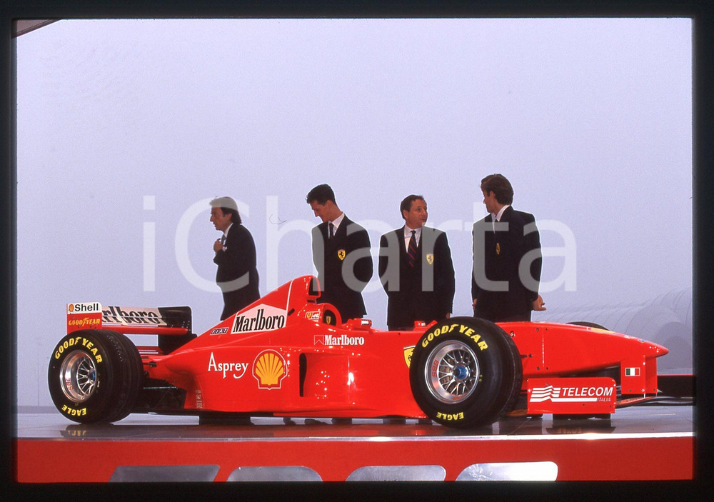 35mm vintage slide* 1998 MARANELLO Michael SCHUMACHER con FERRARI F300 (4)