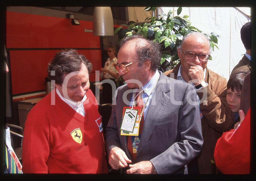 35mm vintage slide* 1995 ca GP SAN MARINO Jean TODT Direttore generale FERRARI 2