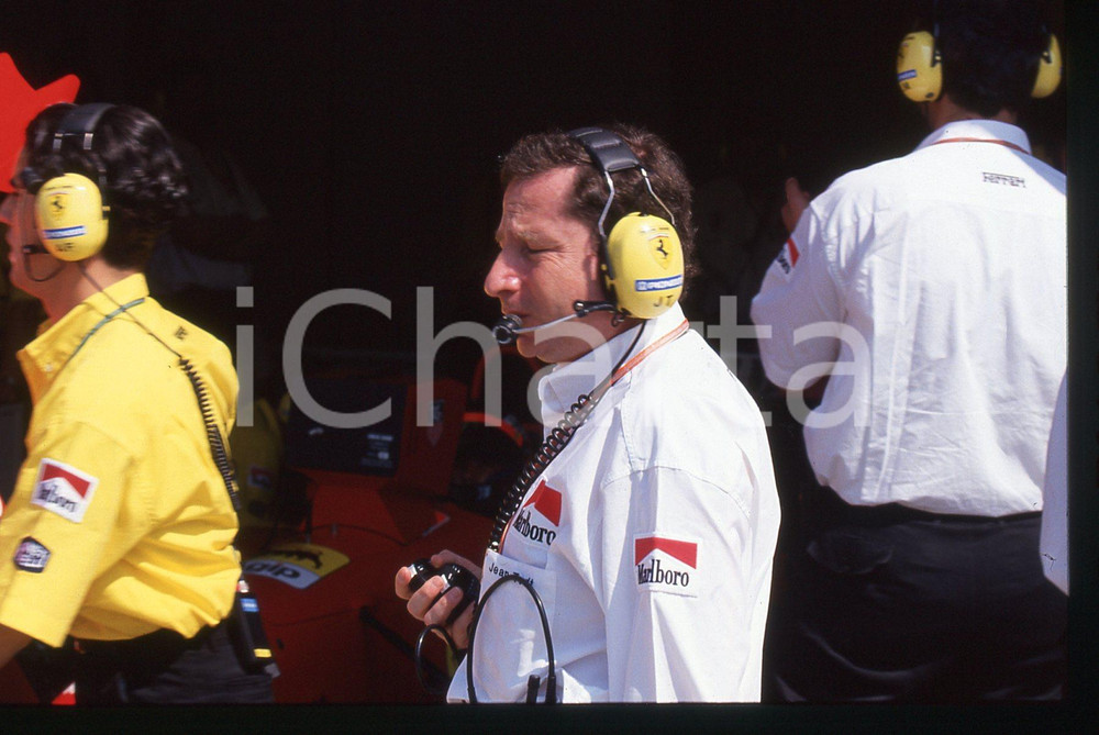 35mm vintage slide* 1995 F1 GP SAN MARINO Jean TODT Cronometrista al muretto (3)