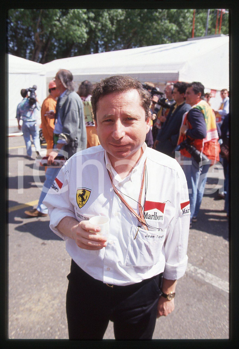 35mm vintage slide* 1995 F1 GP SAN MARINO Jean TODT Scuderia FERRARI Ritratto 4